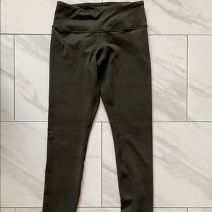 Lululemon Athletica Dark Green Camo Print Leggings